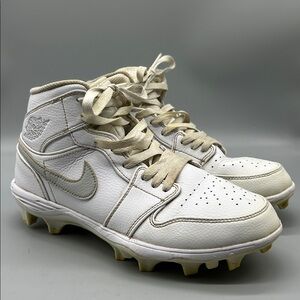 Nike Jordan 1 Mid TD Molded Football Cleats Shoes